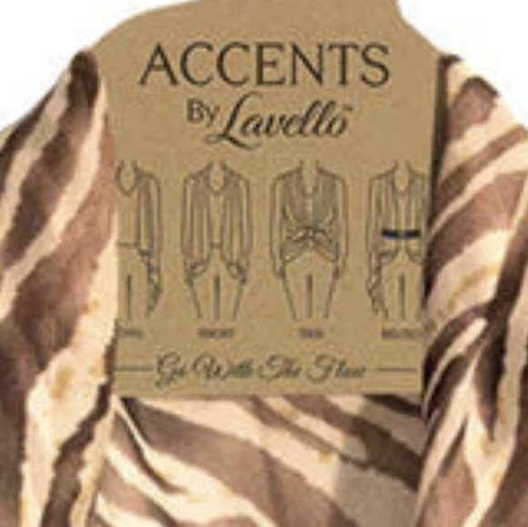 Convertible Vest-Tan Zebra - Picture 2 of 4